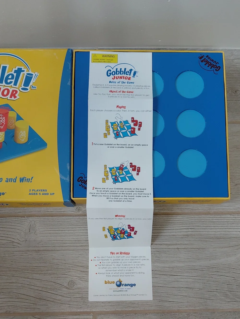 Gobblet Junior All Wooden Strategy Board Game